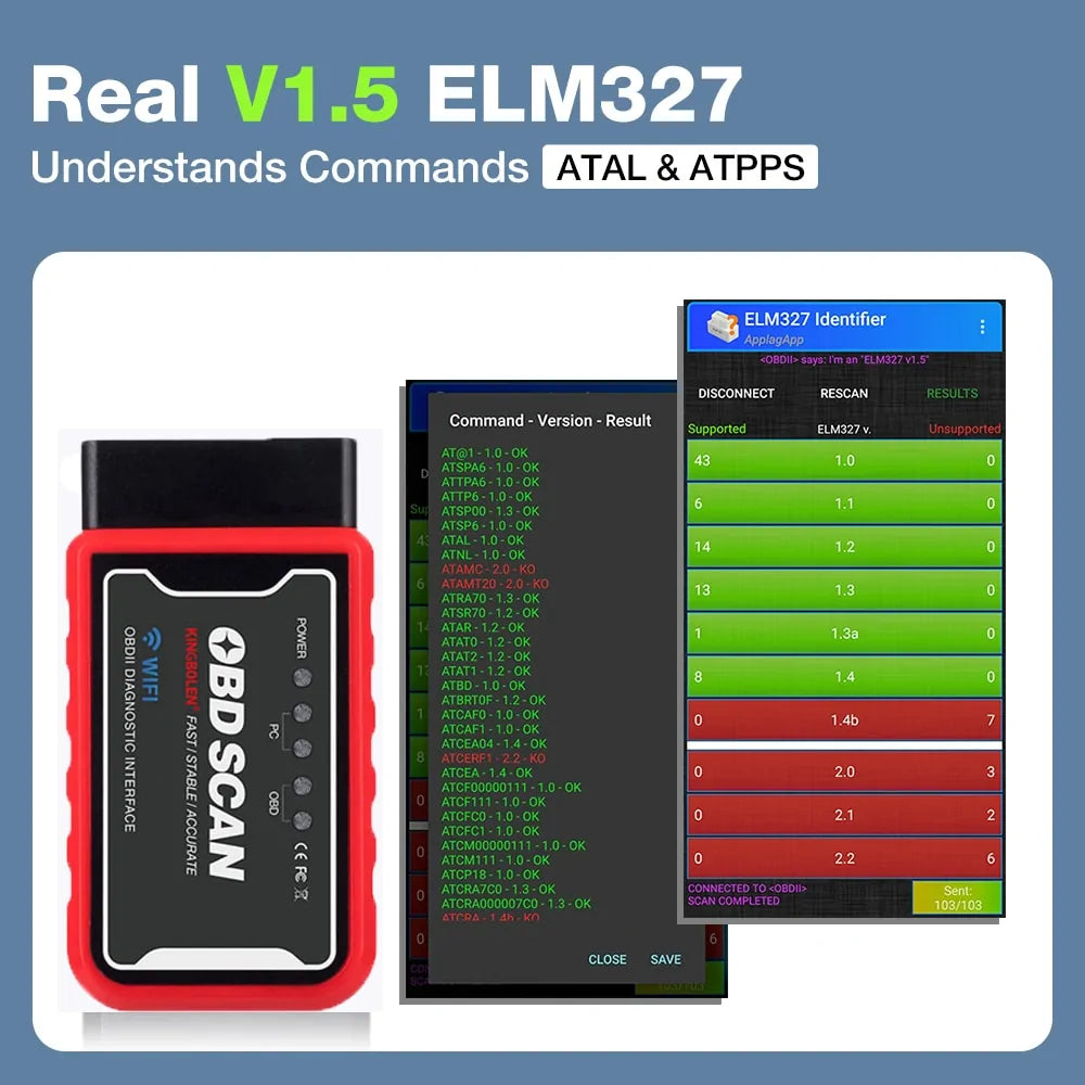 ELM327 OBDII Diagnostic Tool