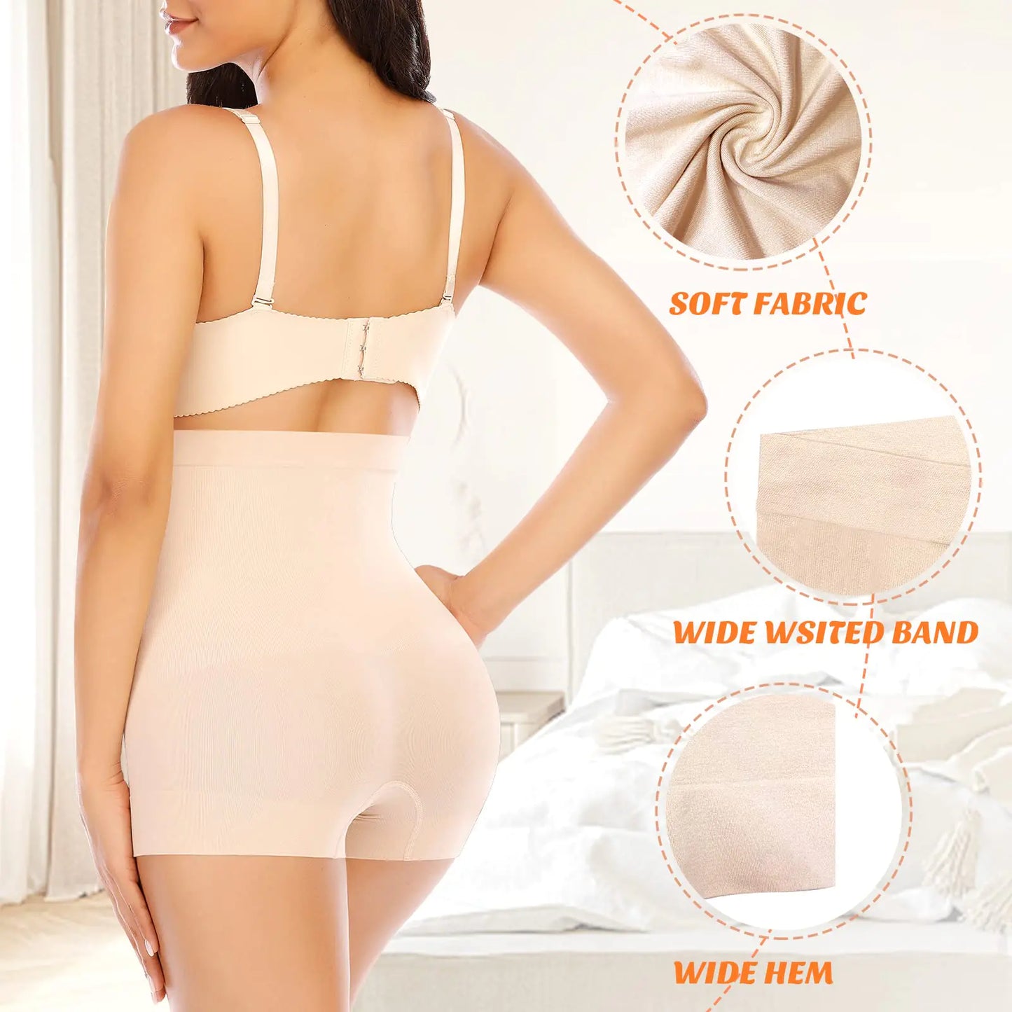 Womens Seamless Shaping Boyshorts Panties Tummy Control Underwear Slimming Shapewear Shorts #A3 High Control Mixed(2 Pack) Large