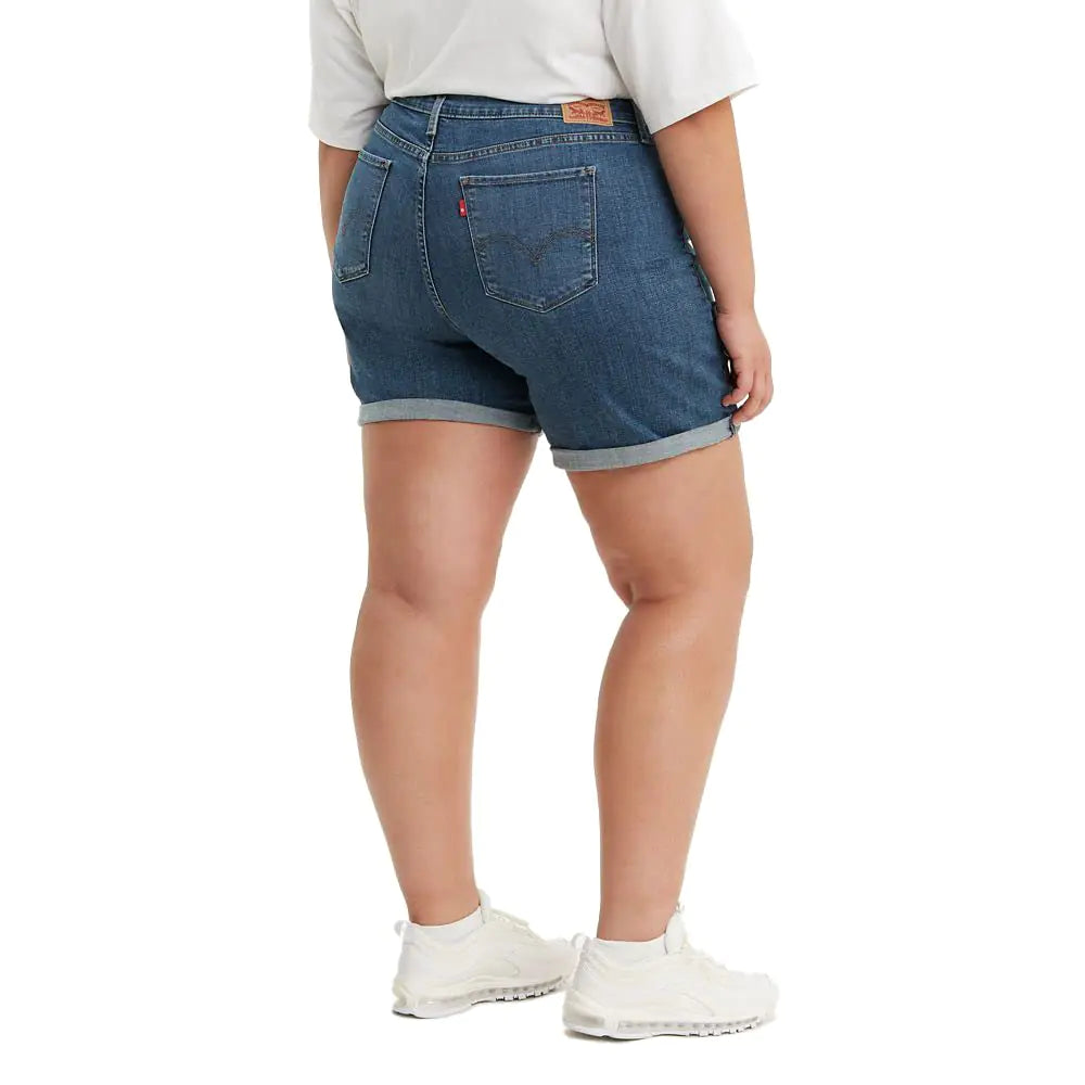 Levi's Women's Mid Length Shorts Plus Size 37 Hawaii Ocean