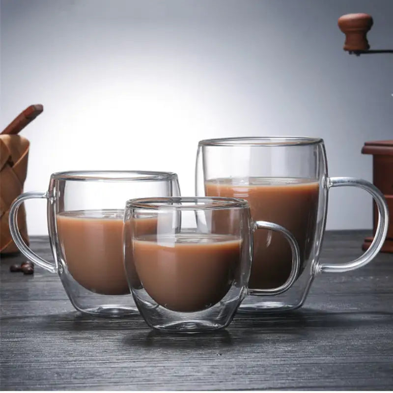 Double Wall Tea Glass Cup