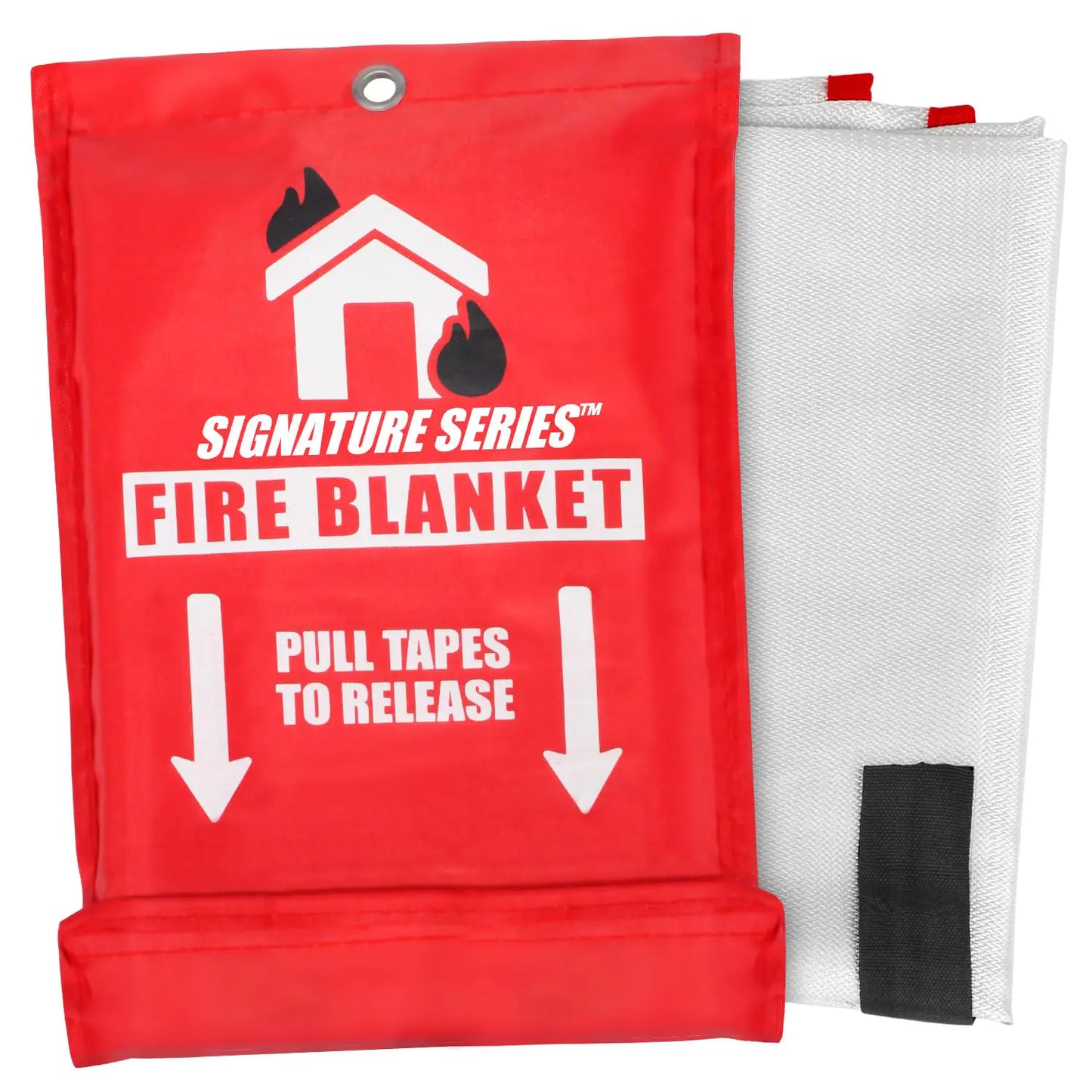 Signature Series Fire Blanket | Flame Suppression Fiberglass Blanket for Home & Kitchen Safety