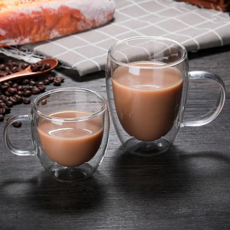 Double Wall Tea Glass Cup