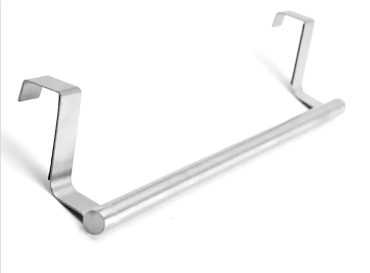 Stainless Steel Single Rod Towel Rack for Cabinet Doors