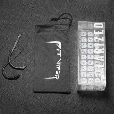 Double Wide Polarized Mirrored Lens Sunglasses with TR90 Frame and UV400 Protection