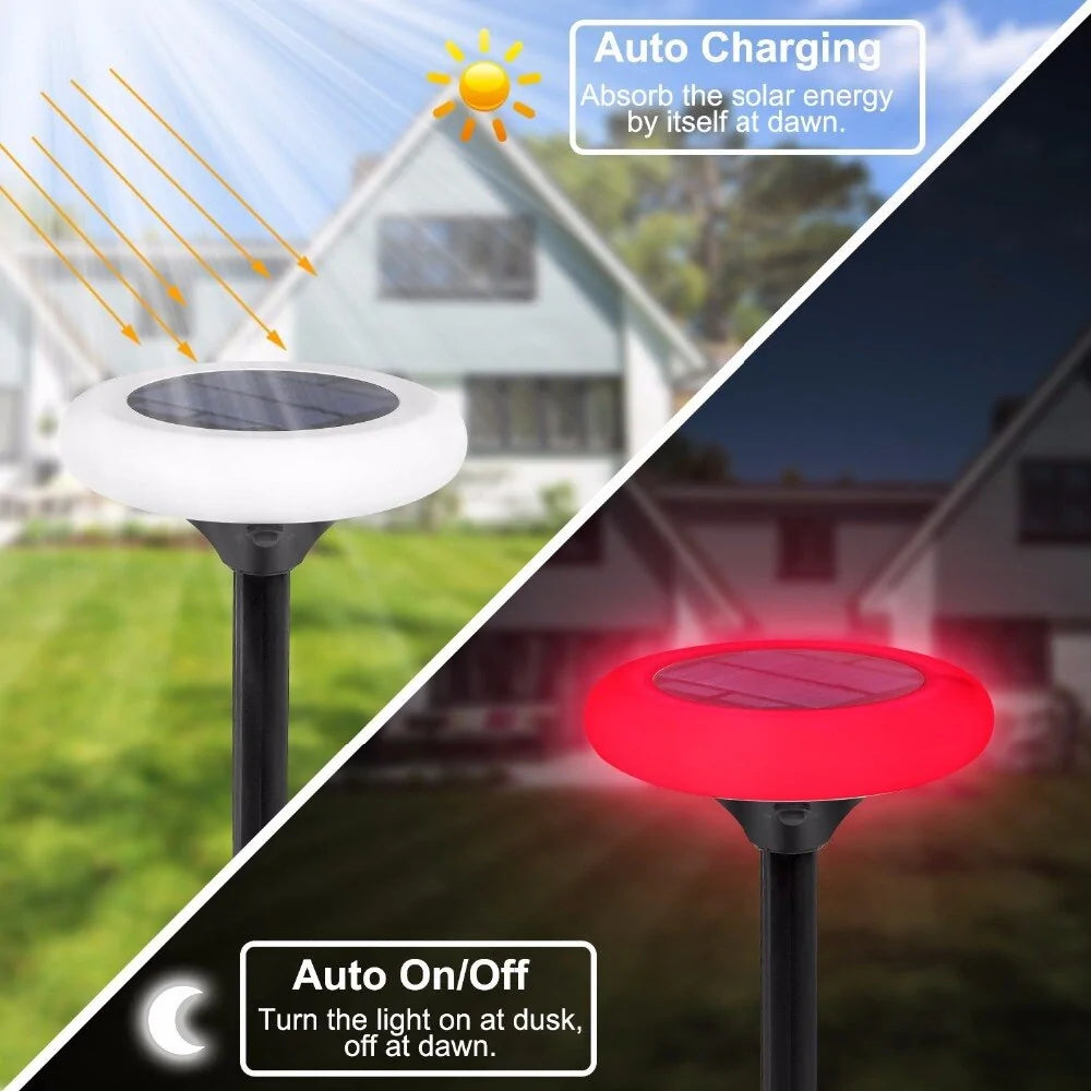 LED Solar Ground Lights for Outdoor Decoration