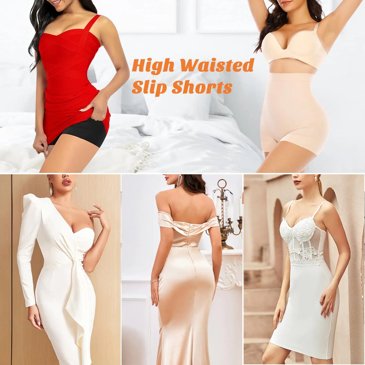 Womens Seamless Shaping Boyshorts Panties Tummy Control Underwear Slimming Shapewear Shorts #A3 High Control Mixed(2 Pack) Large