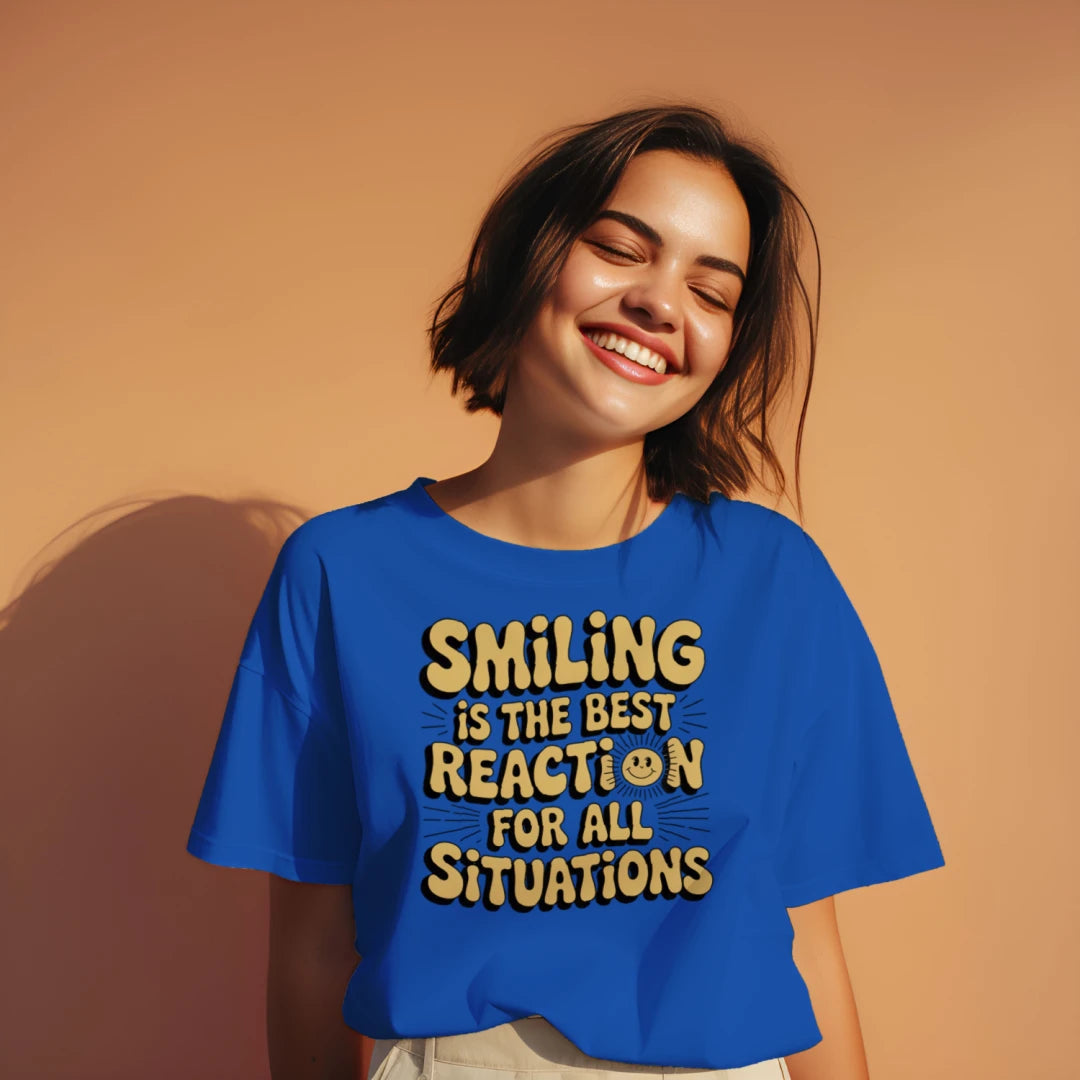 Smiling is the Best Reaction