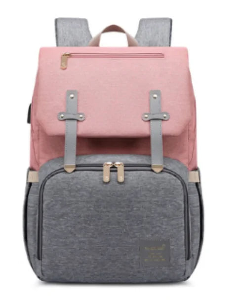 Versatile USB Diaper Bag With Laptop Pocket