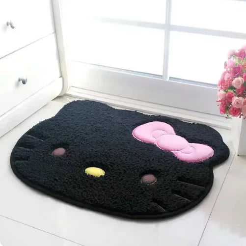 Kawaii Kitty Quick-Dry Floor Mat