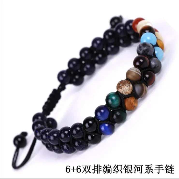 Solar System Planets Natural Stone Bracelet