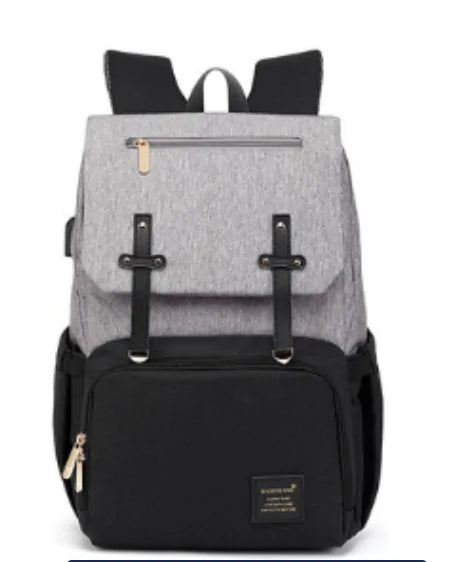 Versatile USB Diaper Bag With Laptop Pocket