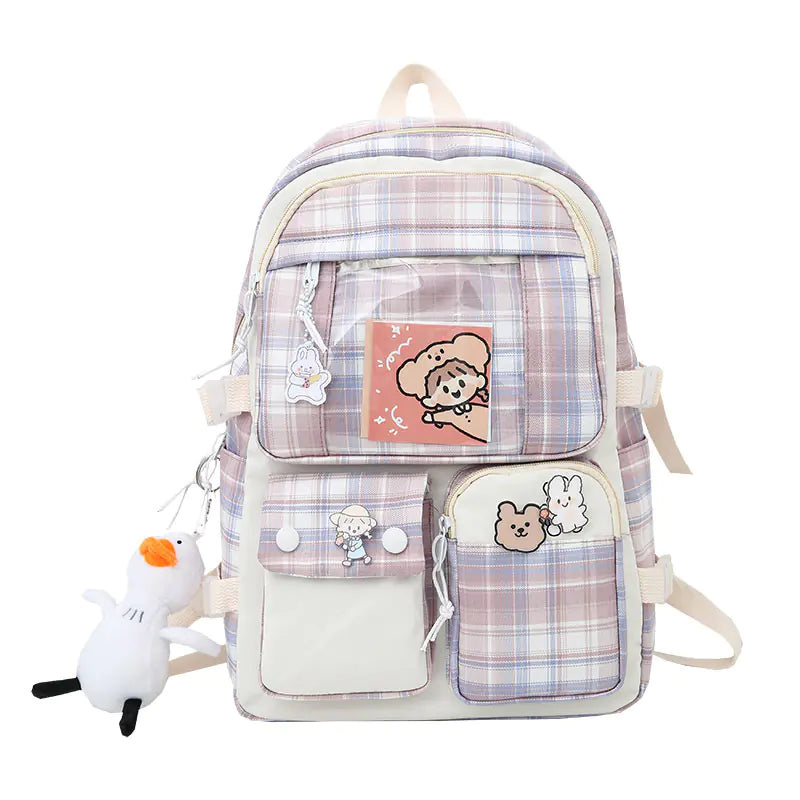 Stylish Ins Backpacks for High School and College Students