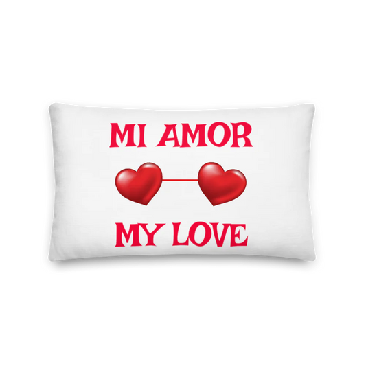 Mi Amor My Love / All-Over Print Premium Pillow