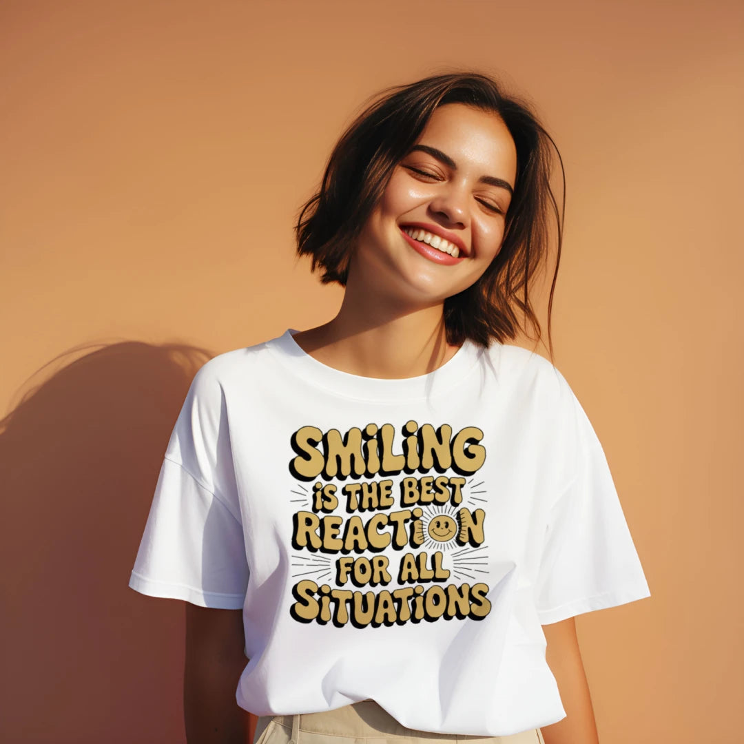 Smiling is the Best Reaction