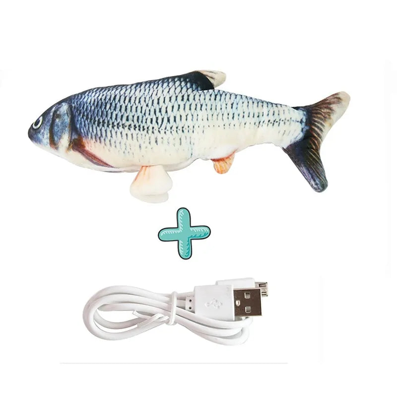 Realistic Fish Chew Toy for Cats