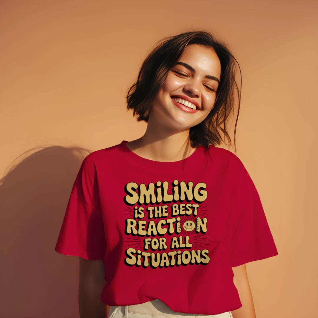 Smiling is the Best Reaction