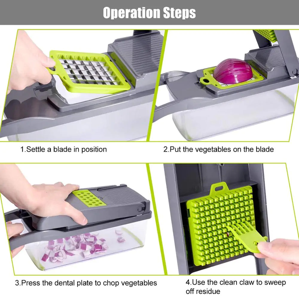 Multifunctional Vegetable Cutter and Slicer