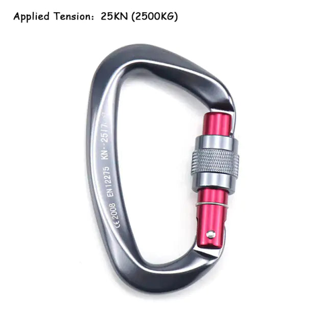 D Shape Climbing Carabiner