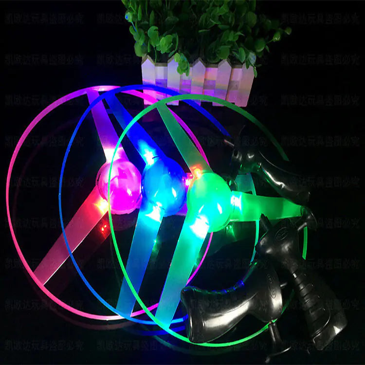 Glowing UFO Flying Disc Toy for Kids