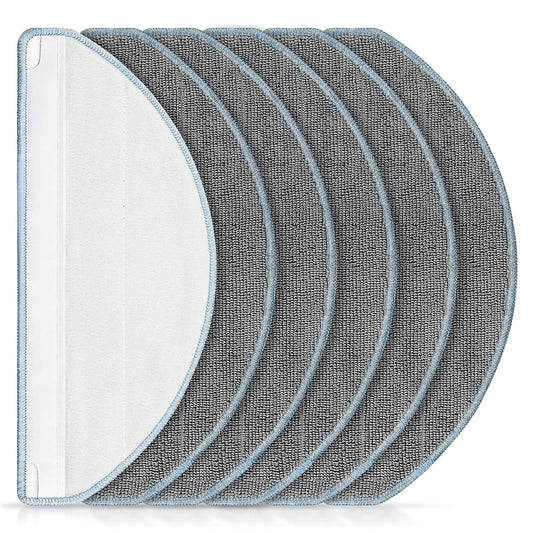 6 Pack Mop Replacement for iRobot Roomba Combo Essential Robot Vacuum & Mop Y0140 / Y0110 / Q011 / Q012 / Q052 Microfiber Washable Mopping Pads