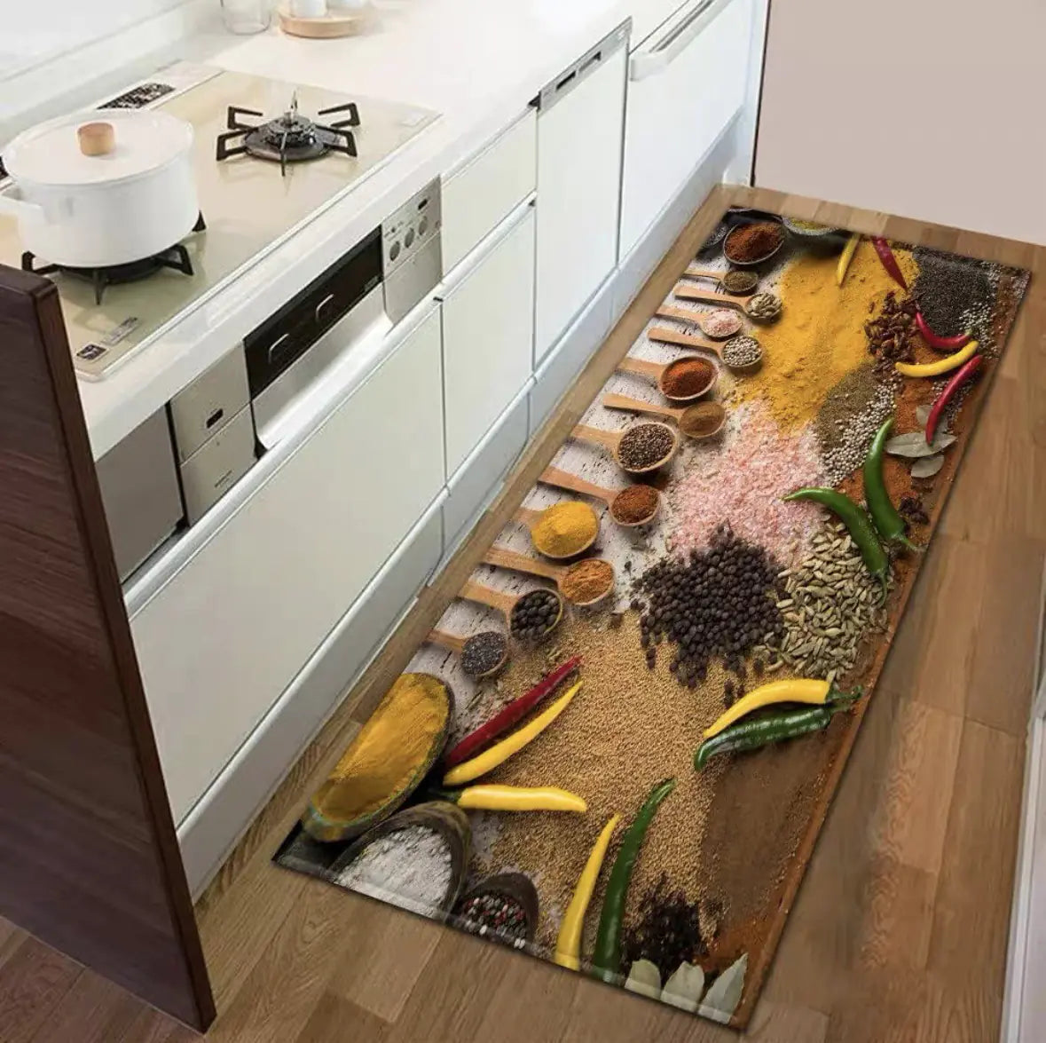 Non-Slip Kitchen Water-Absorbent Rug Mat for Home