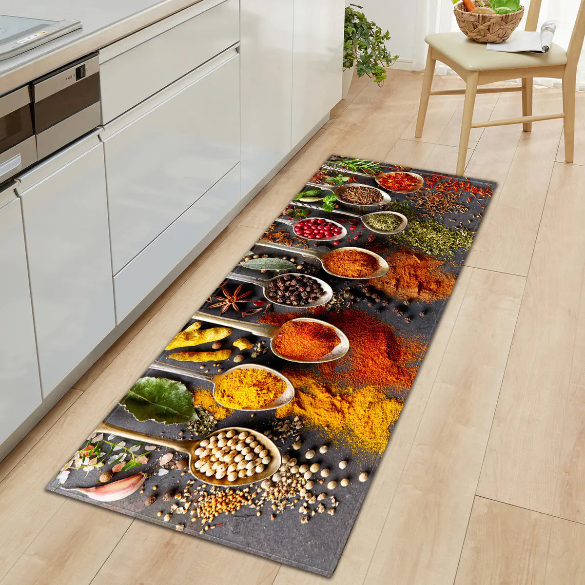 Non-Slip Kitchen Water-Absorbent Rug Mat for Home