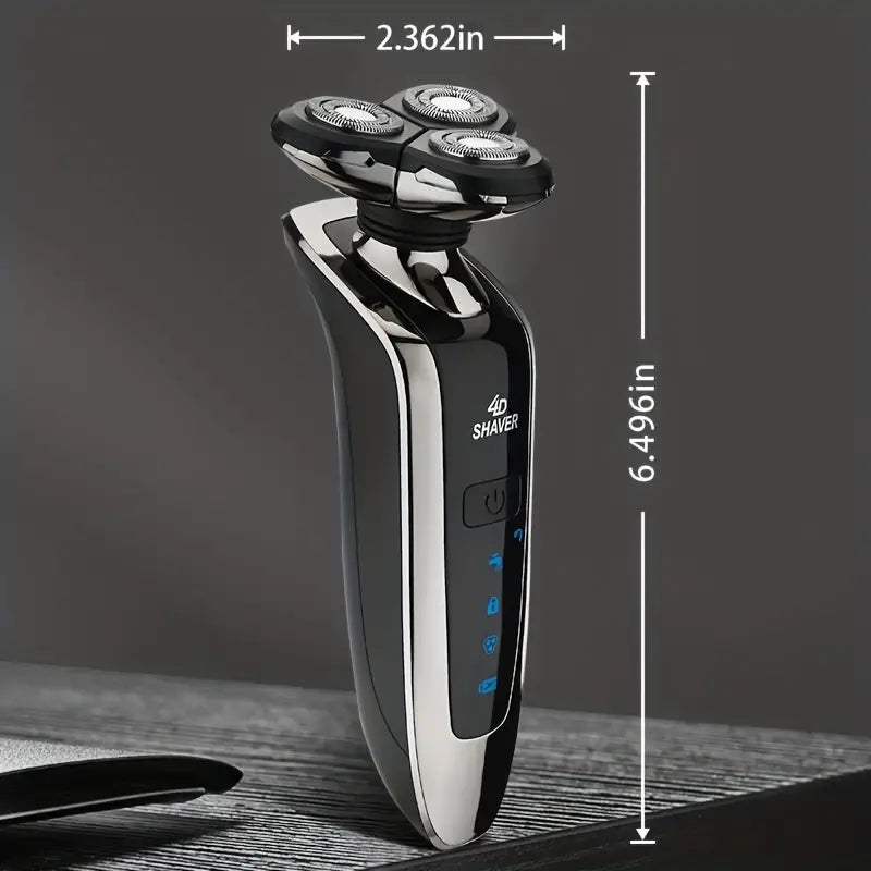 Rechargeable Electric Shavers for Men - Waterproof Wet/Dry