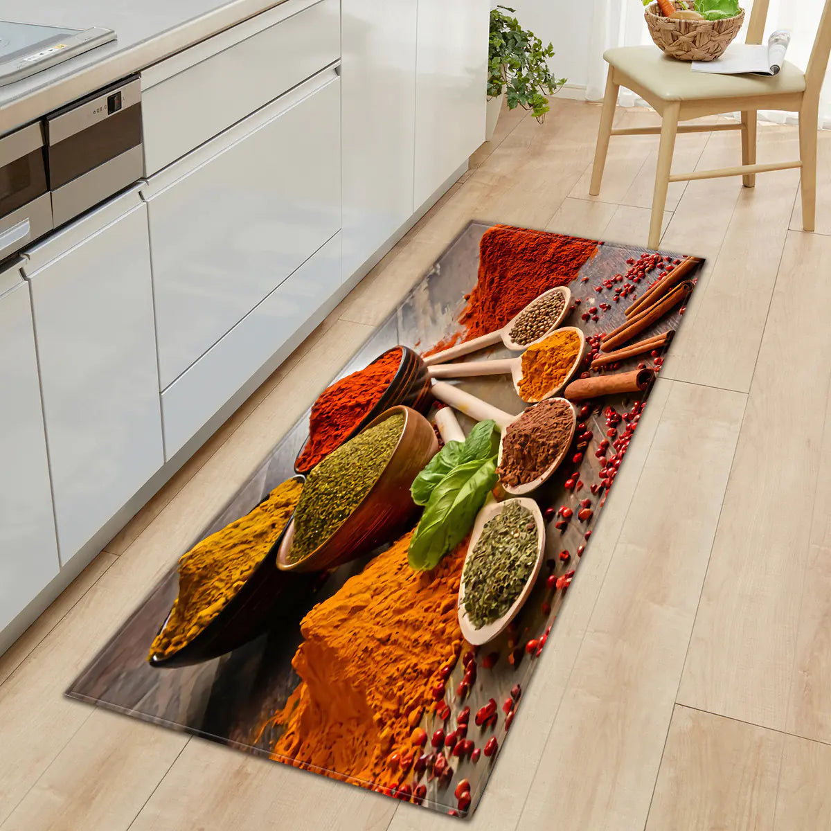 Non-Slip Kitchen Water-Absorbent Rug Mat for Home