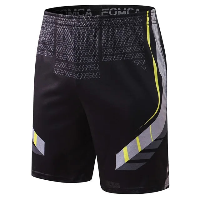 Crossfit Men Fitness Running Shorts Men Sport Basketball Short Pants Elastic Workout Training Gym Shorts With Pockets