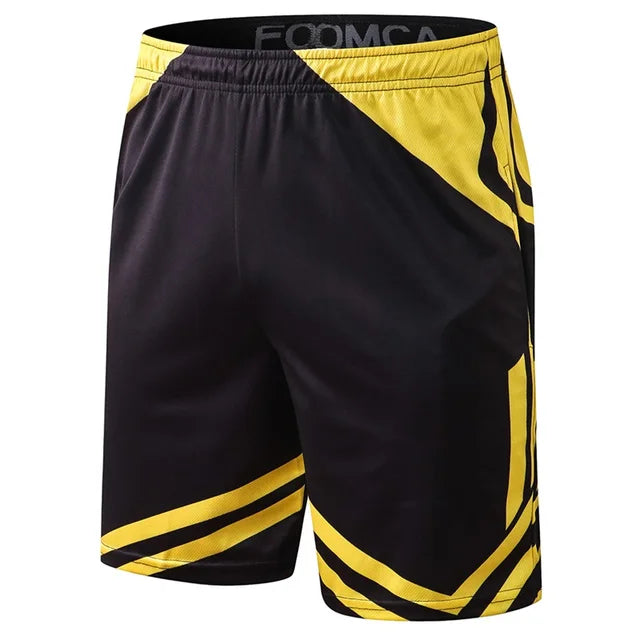 Crossfit Men Fitness Running Shorts Men Sport Basketball Short Pants Elastic Workout Training Gym Shorts With Pockets