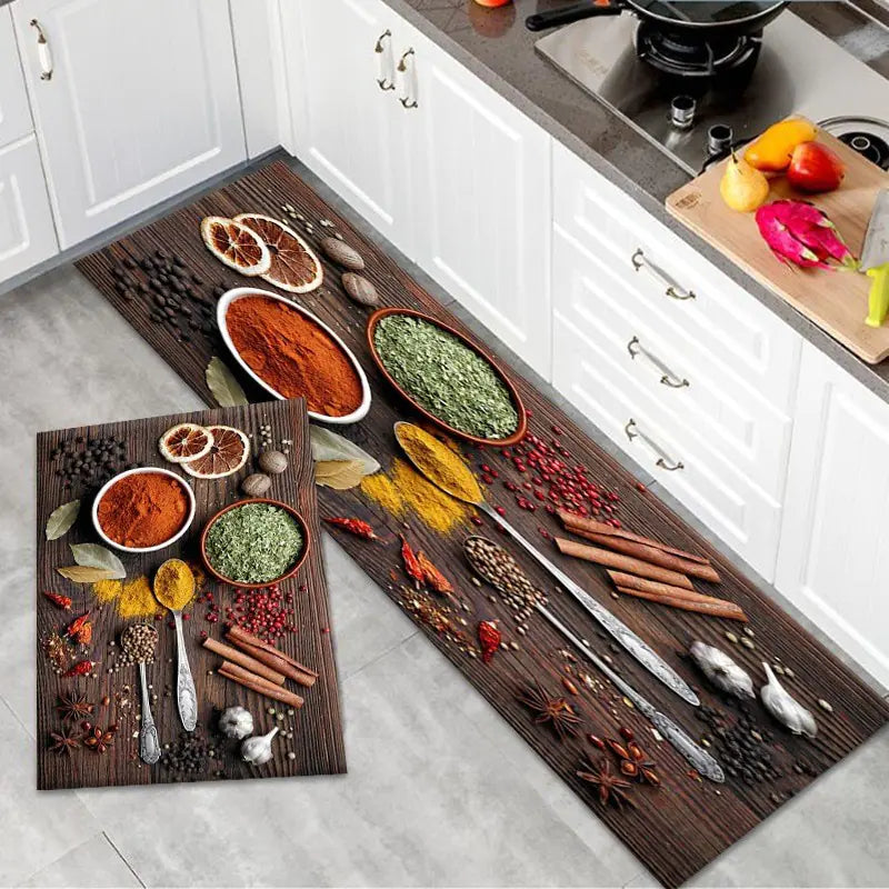 Non-Slip Kitchen Water-Absorbent Rug Mat for Home