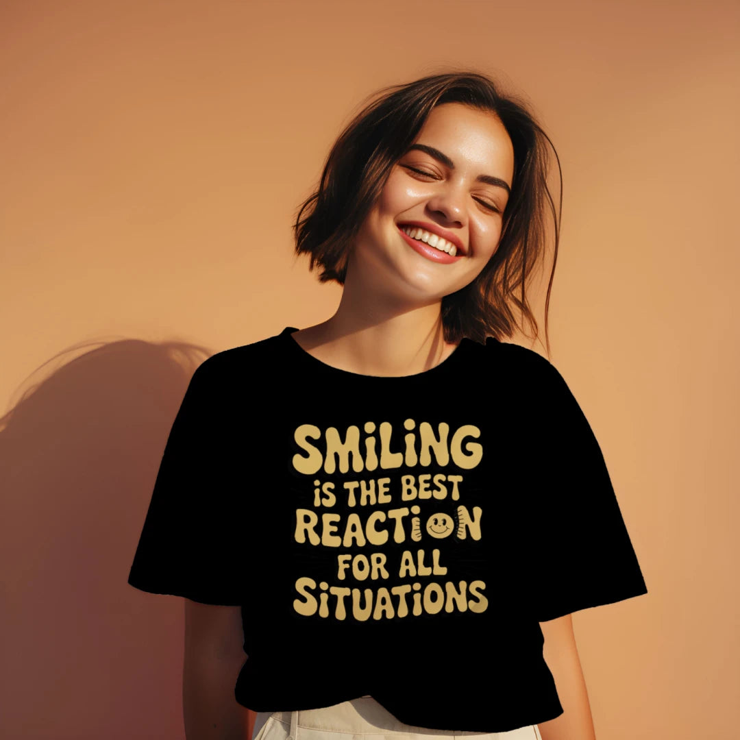 Smiling is the Best Reaction
