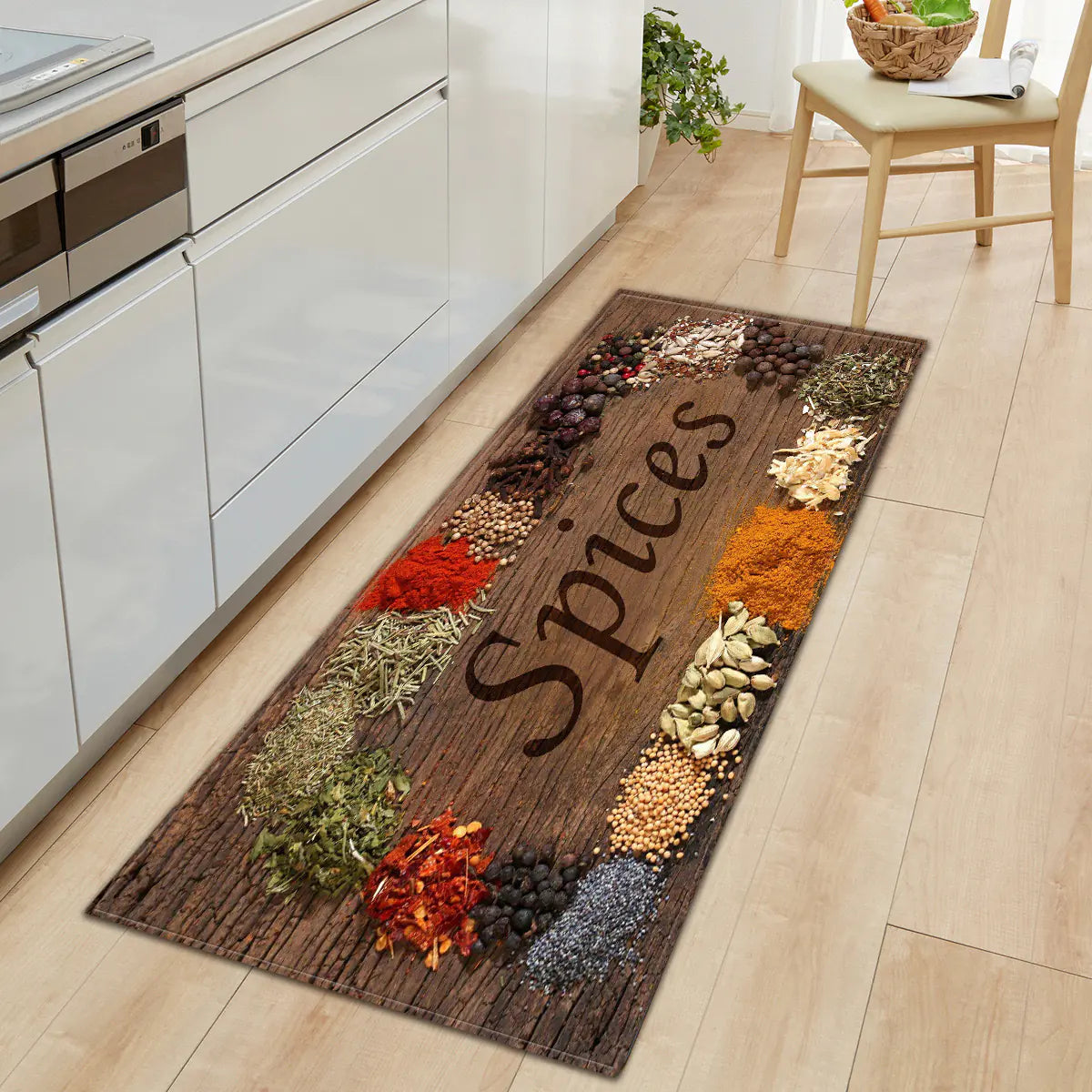 Non-Slip Kitchen Water-Absorbent Rug Mat for Home