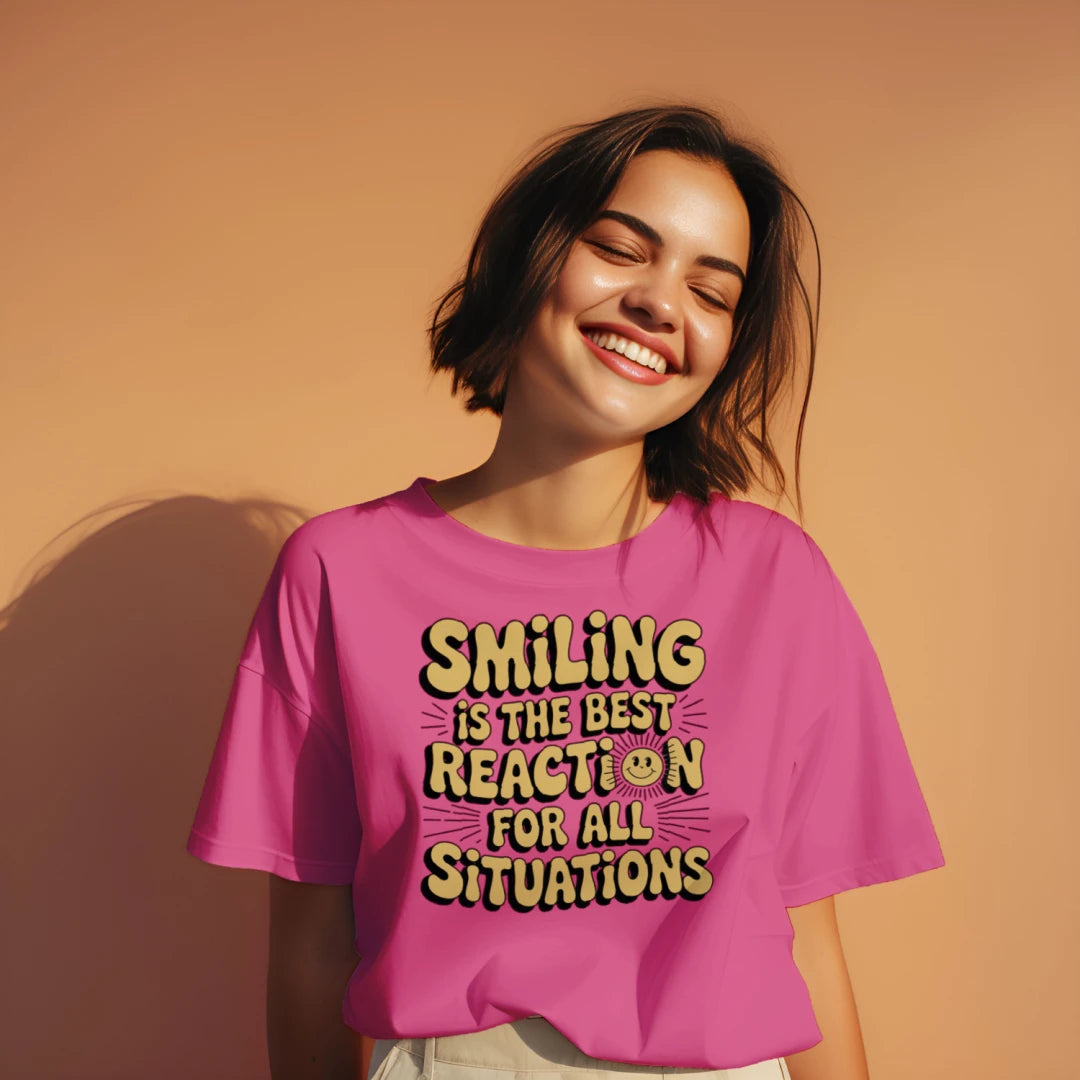 Smiling is the Best Reaction