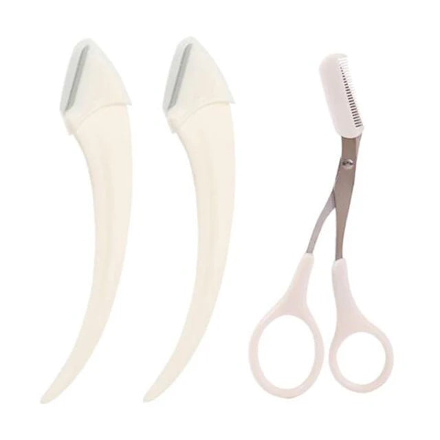 Eyebrow Trimming Scissors With Comb