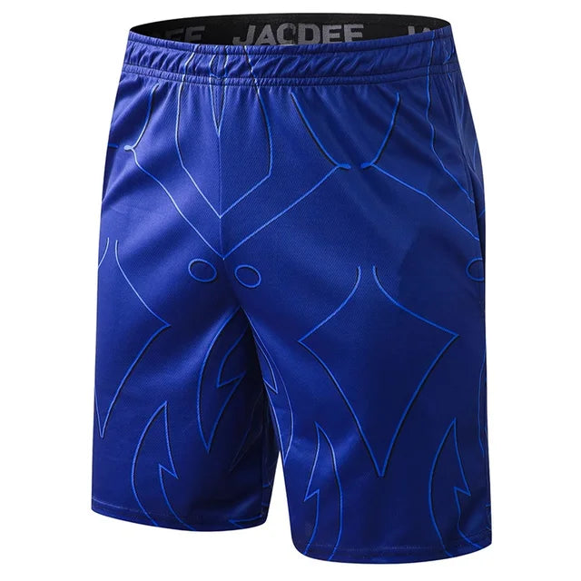 Crossfit Men Fitness Running Shorts Men Sport Basketball Short Pants Elastic Workout Training Gym Shorts With Pockets