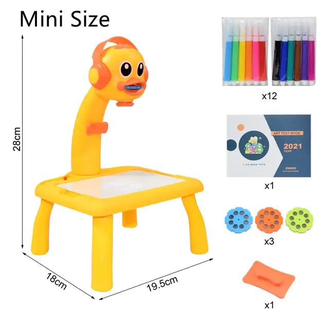 Kids Mini Art Table Set