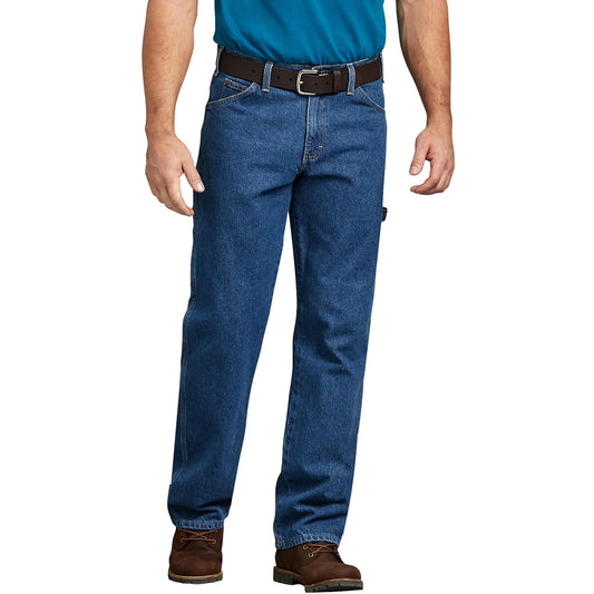 Dickies Men's Relaxed-Fit Carpenter Jean 30W x 36L Stone Washed