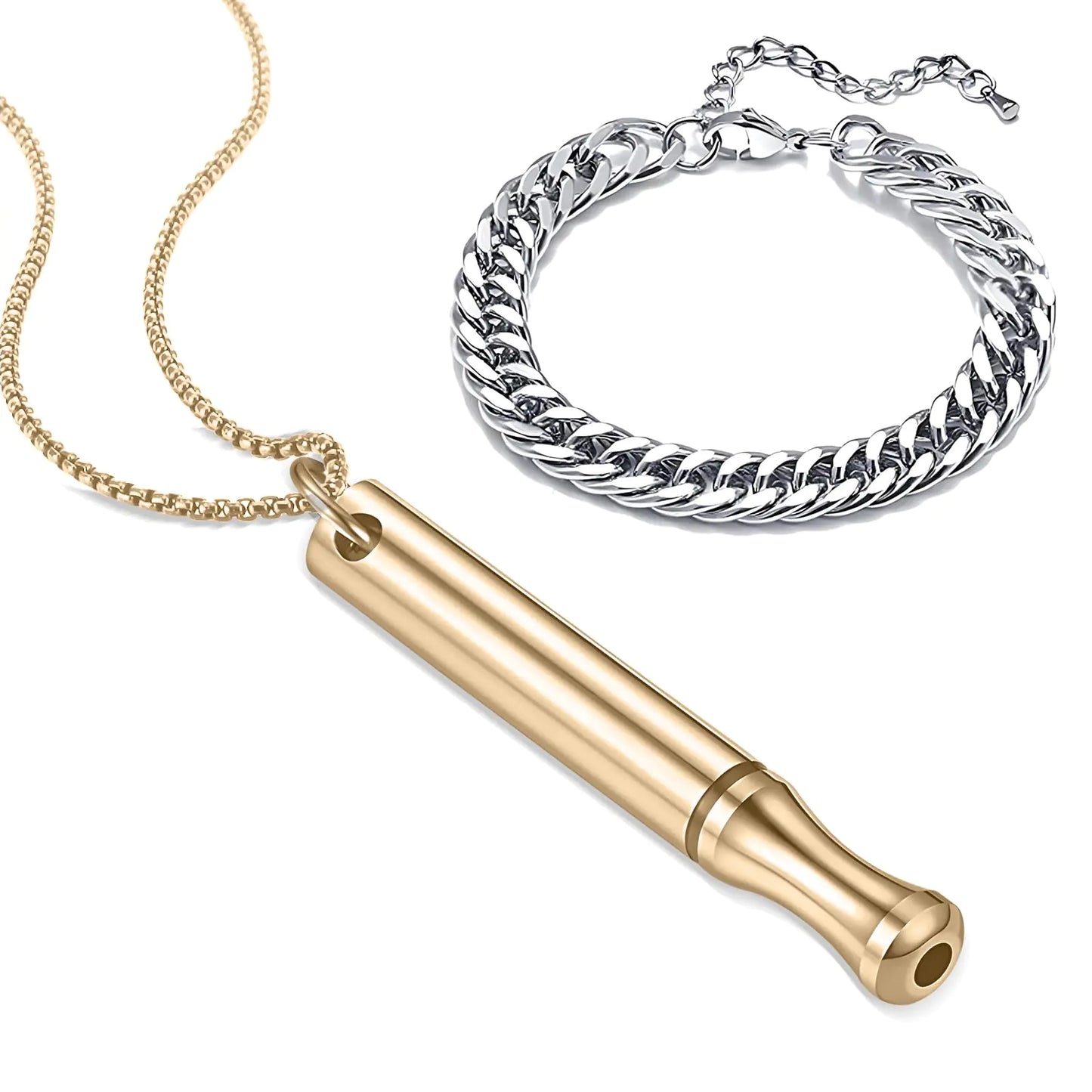 Botanheiros Breathing Necklace Anxiety Necklace Quit Smoking Necklace Mindful Anxiety Relief Serves as a Tool for Meditation Stress Panic Attacks (Rose_Gold)