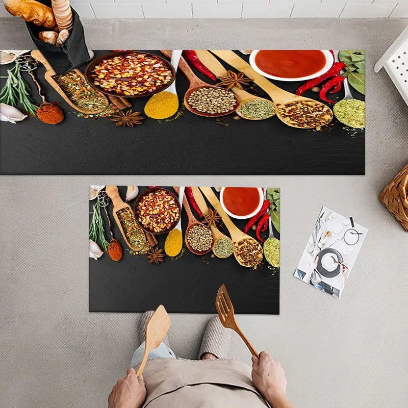 Non-Slip Kitchen Water-Absorbent Rug Mat for Home