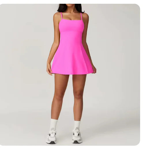 Summer Sleeveless Tennis Dress