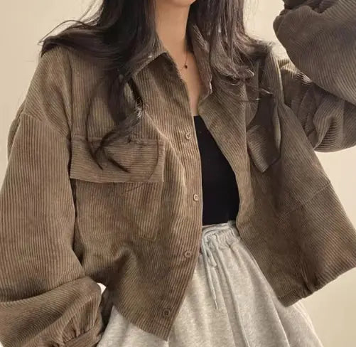 Oversized Crop Jacket