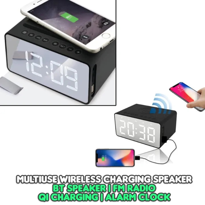 Multi-Use Wireless Charging Speaker