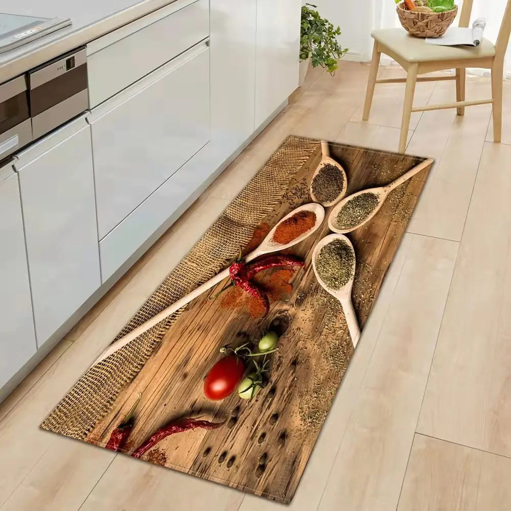 Non-Slip Kitchen Water-Absorbent Rug Mat for Home