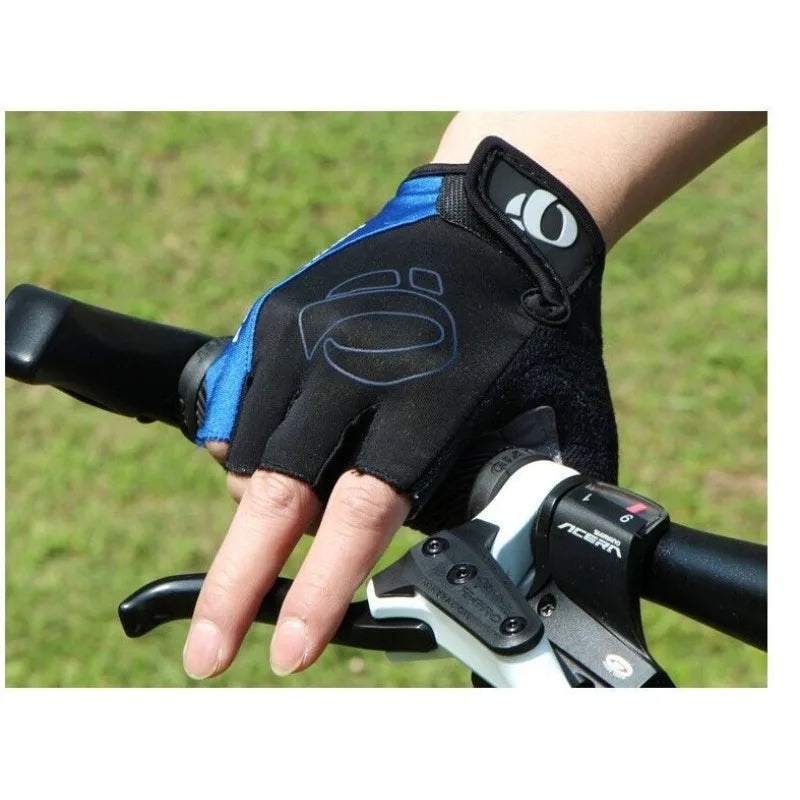 ZK50 Gel Half Finger Cycling Gloves Anti-Slip Anti-sweat Anti Shock MTB Road Bike Gloves Bicycle Left-Right Hand Gloves