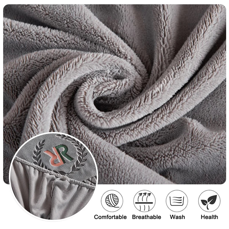 Thicken Velvet Mattress Cover Bed Sheet Pad Protector Bed Fitted Cover Covers Latex Mat Cover For Childers 140/150/160/180x200cm